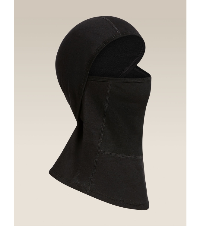 Icebreaker Icebreaker Unisex Mer 360 RealF Element Balaclava 0011_black IB0A57I5 0011_Black Icebreaker wintersportkleding IB0A57I5 licht grijs bij Leerentveldvrijetijd.nl