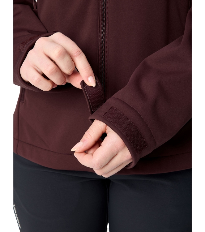 Vaude Vaude Wo Cyclone Jacket VII dark oak 49079_318 Dark Oak Vaude jassen 49079_318 oranje bij Leerentveldvrijetijd.nl