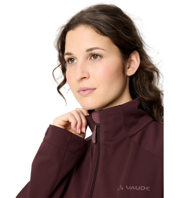 Vaude Vaude Wo Cyclone Jacket VII dark oak 49079_318 Dark Oak Vaude jassen 49079_318 oranje bij Leerentveldvrijetijd.nl