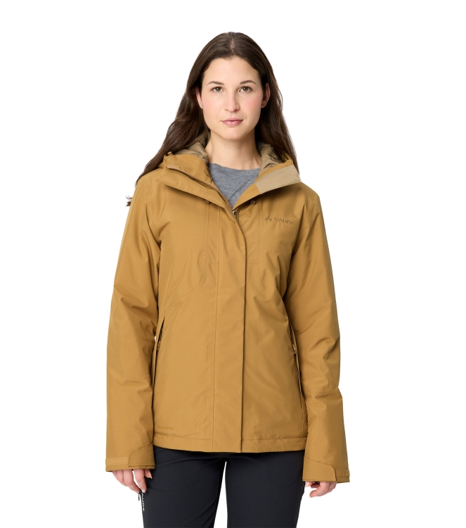 Vaude Vaude Wo Rosemoor Padded Jacket II peanut butter 46284_135 Peanut Butter Vaude jassen 46284_135 wit bij Leerentveldvrijetijd.nl