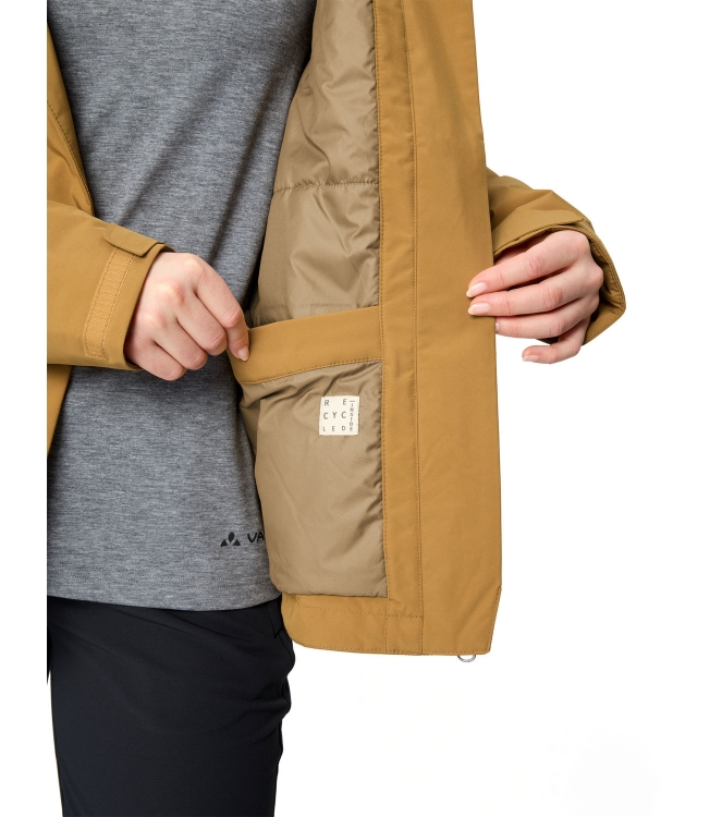 Vaude Vaude Wo Rosemoor Padded Jacket II peanut butter 46284_135 Peanut Butter Vaude jassen 46284_135 wit bij Leerentveldvrijetijd.nl