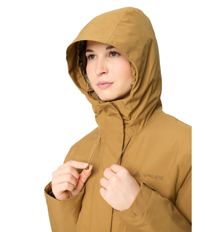 Vaude Vaude Wo Rosemoor Padded Jacket II peanut butter 46284_135 Peanut Butter Vaude jassen 46284_135 wit bij Leerentveldvrijetijd.nl