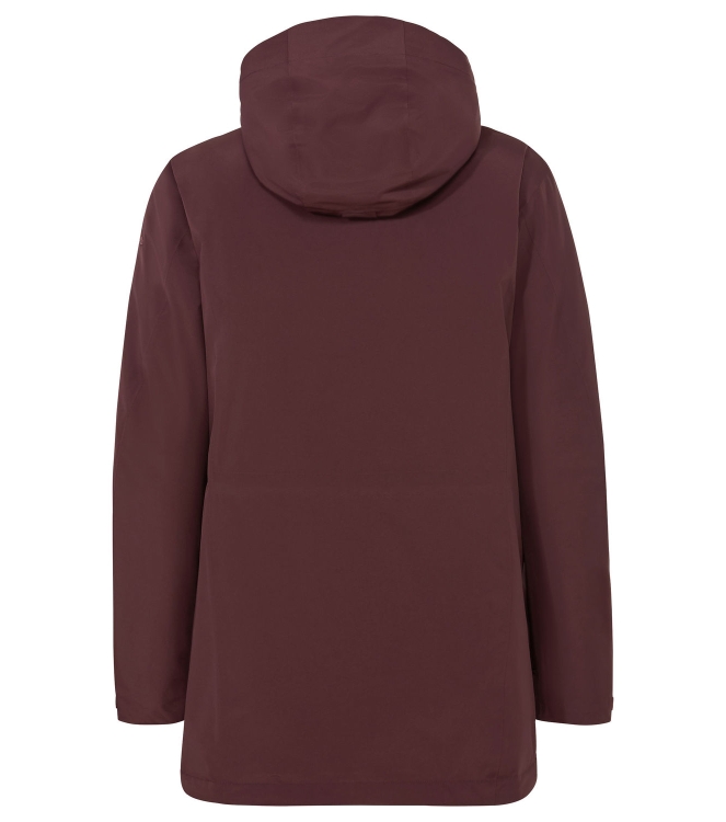 Vaude Vaude Wo Rosemoor Padded Parka dark oak 47974_318 Dark Oak Vaude jassen 47974_318 oranje bij Leerentveldvrijetijd.nl