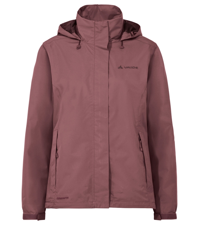 Vaude Vaude Wo Escape Light Jacket ruby dusk 03895_348 Ruby Dusk Vaude jassen 03895_348 geel bij Leerentveldvrijetijd.nl