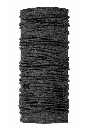 Buff Buff Lightweight Merino Wool Neckwarm Solid Grey