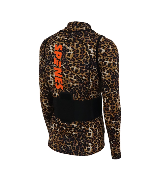 Spines Spines The Leopard Rugbeschermer leopard 2610119 Leopard Spines wintersport accessoires 2610119 groen bij Leerentveldvrijetijd.nl