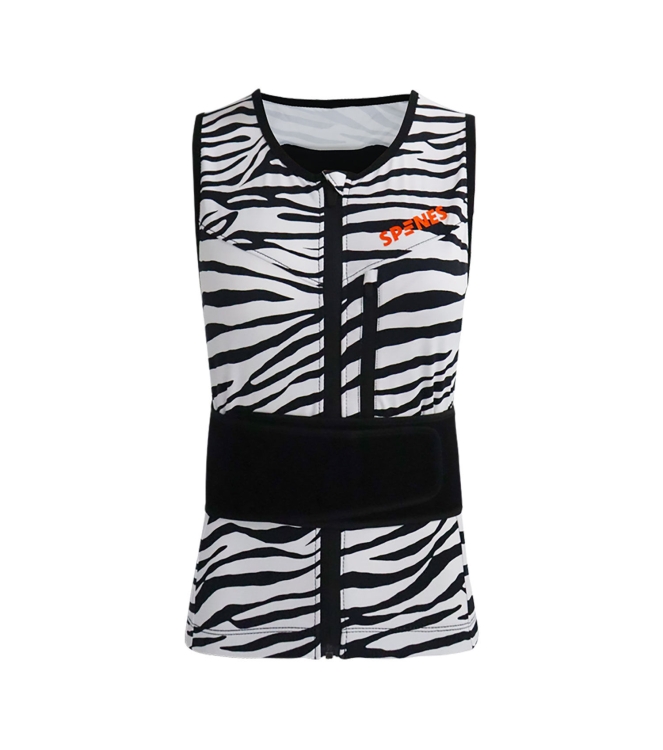 Spines Spines The Zebra Rugbeschermer zebra 2610120 Zebra Spines wintersport accessoires 2610120 roze bij Leerentveldvrijetijd.nl