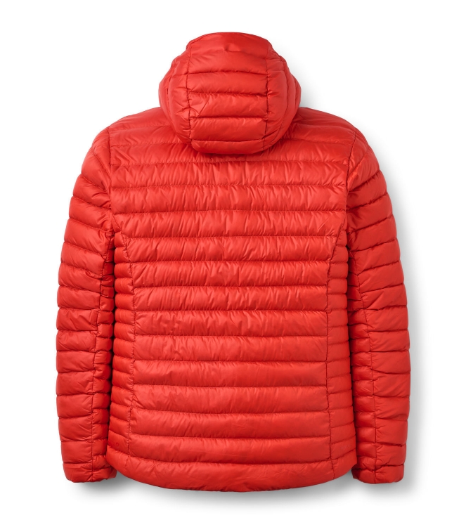Rab Rab Microlight Alpine Hoody dark horizon QDB-92 Dark Horizon Rab jassen QDB-92 geel bij Leerentveldvrijetijd.nl
