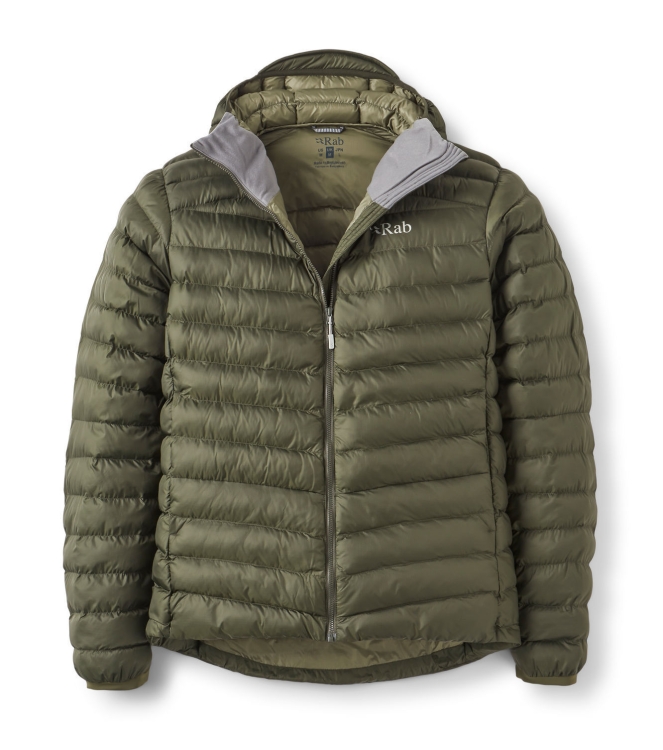 Rab Rab Cirrus Alpine Jacket army QIP-25 Army Rab jassen QIP-25 blauw bij Leerentveldvrijetijd.nl