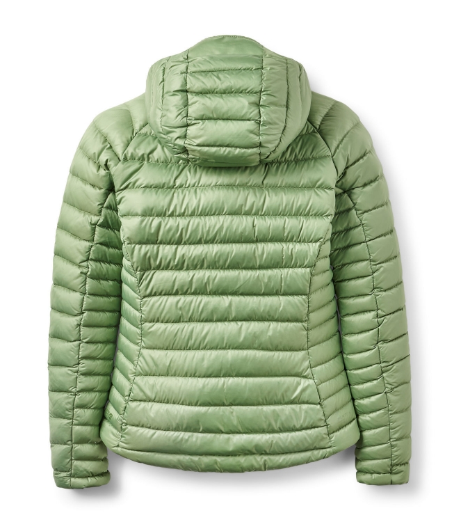 Rab Rab Microlight Alpine Hoody Wmns dark fig green QDB-93 Dark Fig Green Rab jassen QDB-93 blauw bij Leerentveldvrijetijd.nl