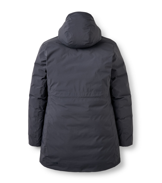 Rab Rab Valiance Parka Wmns anthracite QDC-06 Anthracite Rab jassen QDC-06 zwart combinatie bij Leerentveldvrijetijd.nl