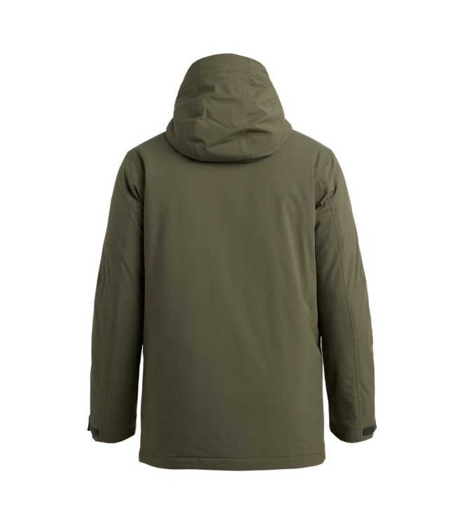 Tenson Tenson Artchi Jacket Men 698_dark olive 5018533 698_Dark Olive Tenson fleeces en truien 5018533 donker grijs bij Leerentveldvrijetijd.nl