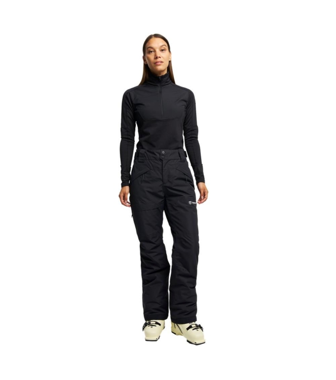 Tenson Tenson Niseko Ski Pants Women 999_black 5018268 999_Black Tenson gevoerde broeken 5018268 licht grijs bij Leerentveldvrijetijd.nl