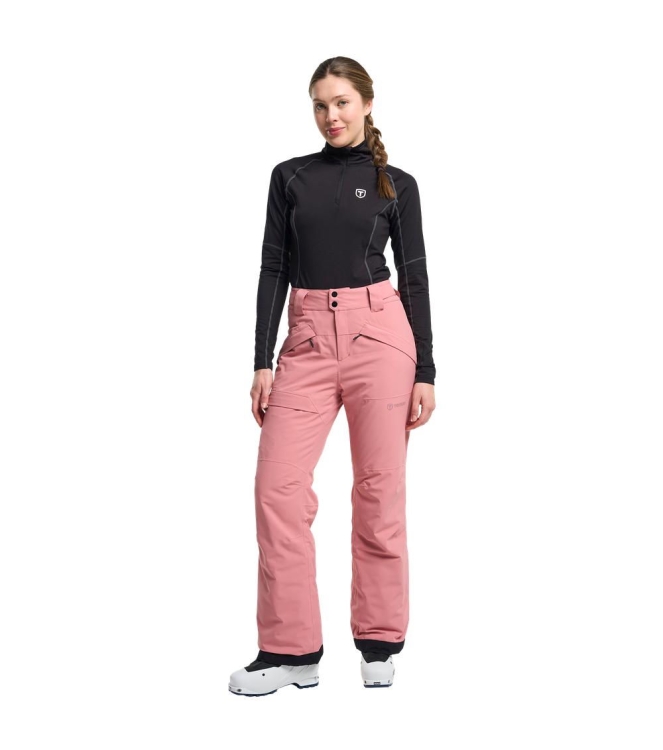 Tenson Tenson Niseko Ski Pants Women 336_pink 5018268 336_Pink Tenson gevoerde broeken 5018268 ivoor bij Leerentveldvrijetijd.nl