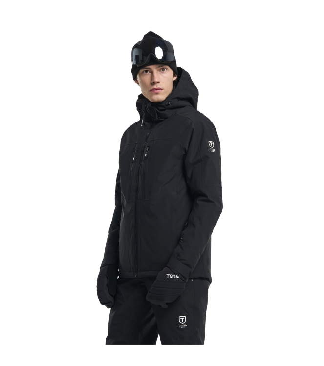 Tenson Tenson Arlin Jacket Men 999_black 5018449 999_Black Tenson jassen 5018449 licht grijs bij Leerentveldvrijetijd.nl