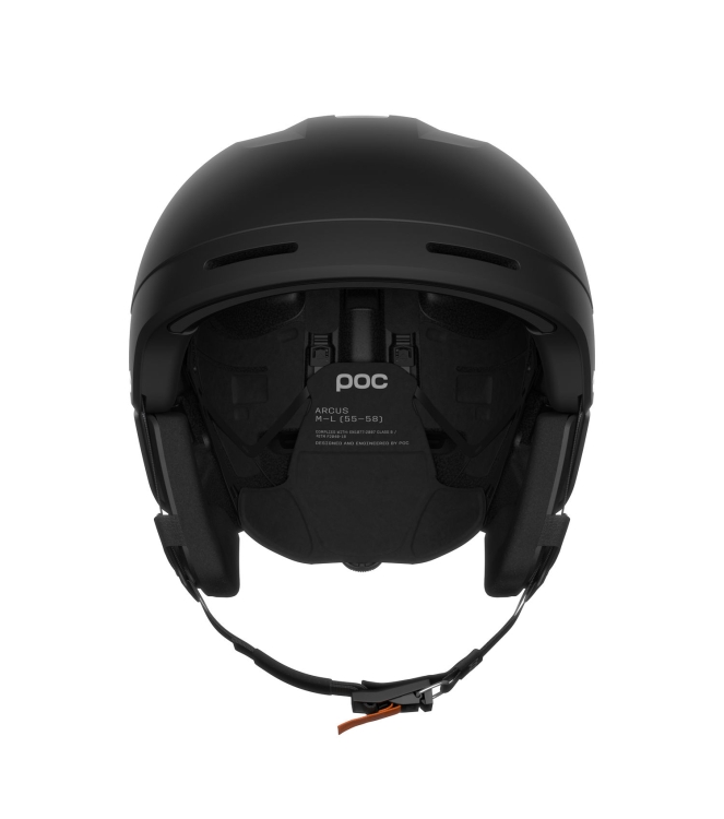 POC POC Arcus 1037_uranium black matt 10418 1037_Uranium Black Matt POC wintersport accessoires 10418 licht grijs bij Leerentveldvrijetijd.nl