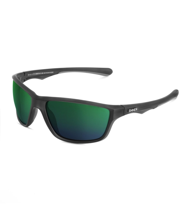 Sinner Sinner Eyak Sintec Green Green Oil matte cry black SISU-823-10-P29 Matte Cry Black Sinner wintersport accessoires SISU-823-10-P29 licht grijs bij Leerentveldvrijetijd.nl