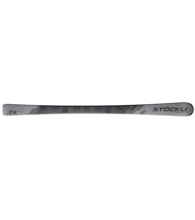 Stöckli Stöckli Laser CX ski srt speed d20 + srt 12 binding 41010728-20 SRT Speed D20 + SRT 12 binding Stöckli ski 41010728-20 licht grijs bij Leerentveldvrijetijd.nl