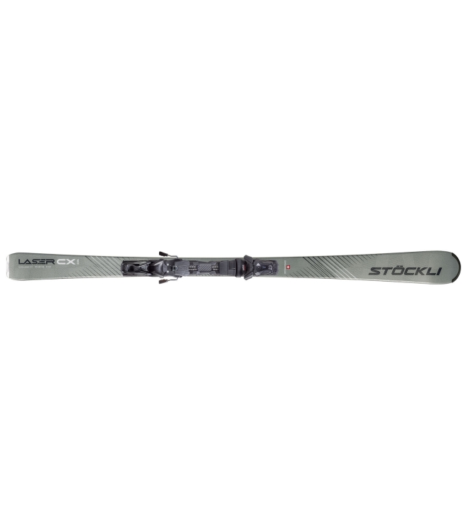 Stöckli Stöckli Laser CX ski mc fullflex d20 + mc 11 binding 41010728-20 MC Fullflex D20 + MC 11 binding Stöckli ski 41010728-20 black bij Leerentveldvrijetijd.nl