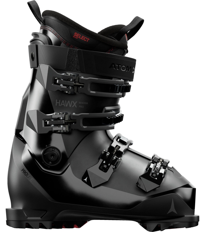 Atomic Atomic Hawx Magna Pro black / anthracite AE5036220+ Black / Anthracite Atomic wintersport schoenen AE5036220+ licht grijs bij Leerentveldvrijetijd.nl