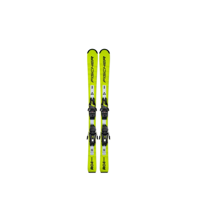 Fischer Fischer Rc4 Race Jr + FS7 CA JRS P19526 Fischer ski P19526 ecru bij Leerentveldvrijetijd.nl