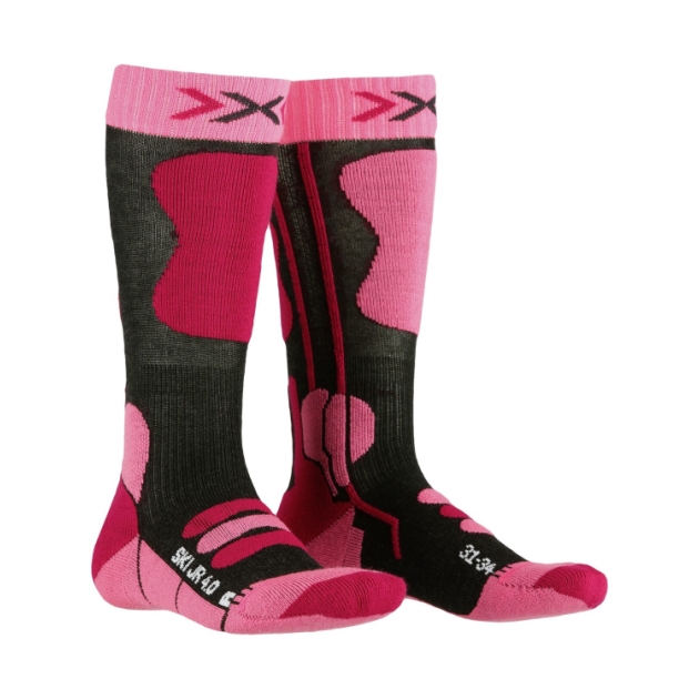 x-socks Ski Jr 4.0 G307_anthracite/pink XSSS00W19J