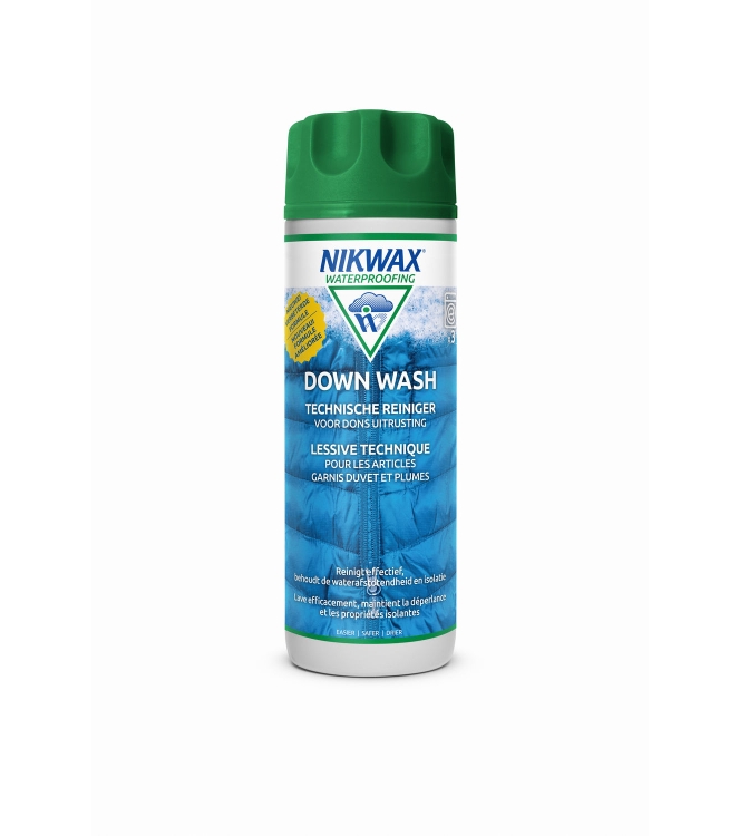 Nikwax Nikwax Dons wash 300ml  1K1  Nikwax wasmiddel kleding 1K1 ecru bij Leerentveldvrijetijd.nl
