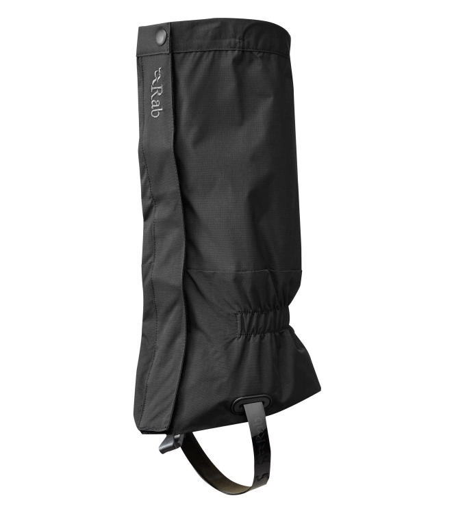 Rab Rab Trek Gaiter black ASR-G43 Black Rab wasmiddel kleding ASR-G43 licht grijs bij Leerentveldvrijetijd.nl