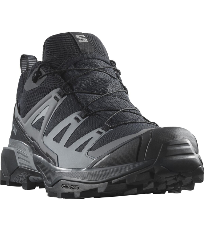 Salomon Salomon X Ultra 360 GTX black / magnet / quiet shade L47453200 Black / Magnet / Quiet Shade Salomon wandelschoenen L47453200 licht grijs bij Leerentveldvrijetijd.nl