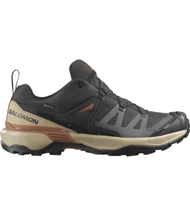 Salomon Salomon X ULTRA 360 GTX phantom / safari / caramel cafe L47687000 Phantom / Safari / Caramel Cafe Salomon wandelschoenen L47687000 lichtblauw bij Leerentveldvrijetijd.nl