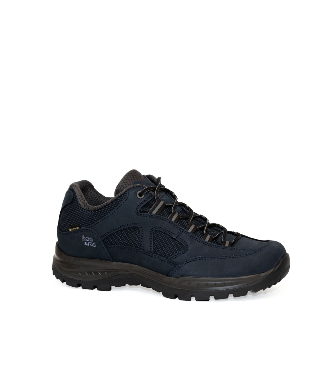 Hanwag Hanwag Gritstone II Wide GTX schoenen L 007064 navy/asphalt H201601 007064 Navy/Asphalt Hanwag wandelschoenen H201601 antraciet bij Leerentveldvrijetijd.nl