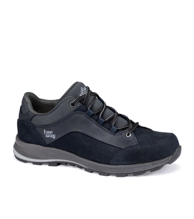 Hanwag Hanwag Banks Low Bunion Lady LL schoen 007064 navy/asphalt H203611 007064 Navy/Asphalt Hanwag wandelschoenen H203611 antraciet bij Leerentveldvrijetijd.nl