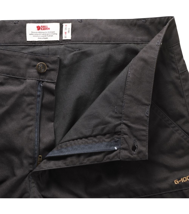Fjällräven Fjällräven Karl Pro Hydratic Trousers 030_dark grey F81462 030_Dark Grey Fjällräven broeken F81462 zwart combinatie bij Leerentveldvrijetijd.nl