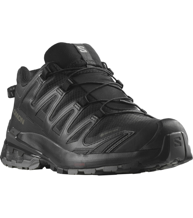 Salomon Salomon XA Pro 3D V9 GTX W black / phantom / pewter L47270800 Black / Phantom / Pewter Salomon wandelschoenen L47270800 licht grijs bij Leerentveldvrijetijd.nl