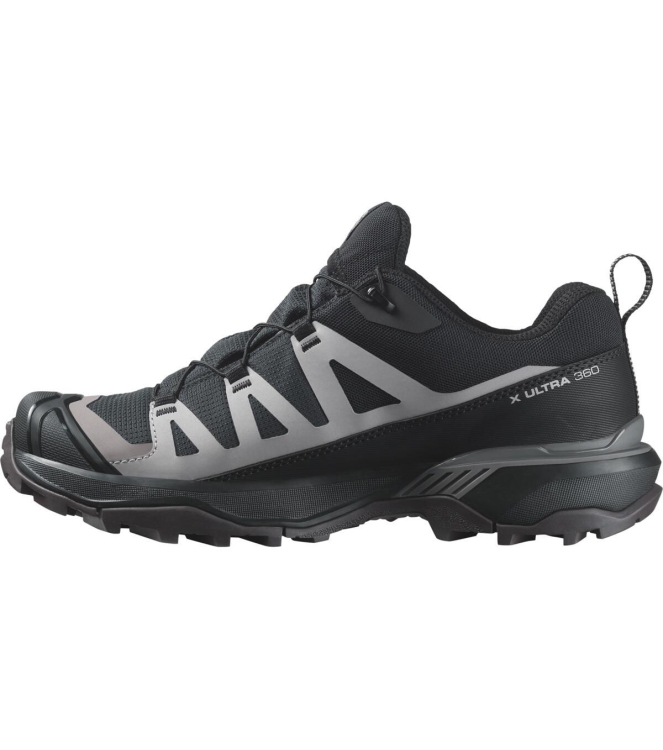 Salomon Salomon X Ultra 360 GTX W black / plum kitten / shale L47449200 Black / Plum Kitten / Shale Salomon wandelschoenen L47449200 blauw combinatie bij Leerentveldvrijetijd.nl