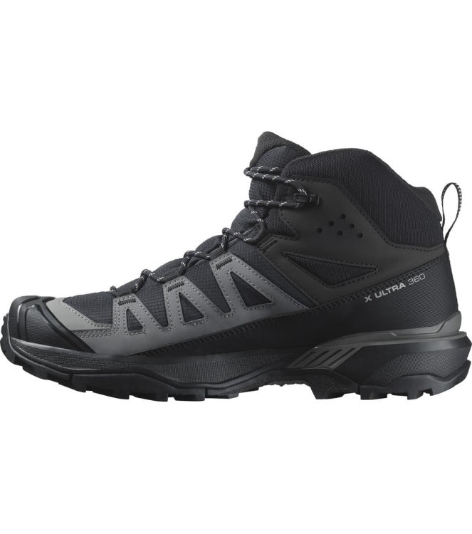 Salomon Salomon X Ultra 360 Mid GTX black / magnet / pewter L47447600 Black / Magnet / Pewter Salomon wandelschoenen L47447600 licht grijs bij Leerentveldvrijetijd.nl