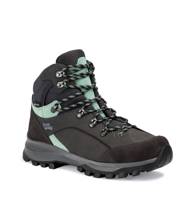 Hanwag Hanwag Alta Bunion II Lady GTX 064494 asphalt/mint H203901 064494 Asphalt/Mint Hanwag wandelschoenen H203901  bij Leerentveldvrijetijd.nl