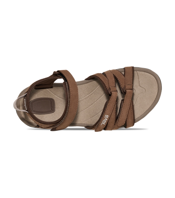 Teva Teva Tirra Leather Sandaal dames crbo_caribou 4177 CRBO_Caribou Teva sandalen 4177 marine bij Leerentveldvrijetijd.nl