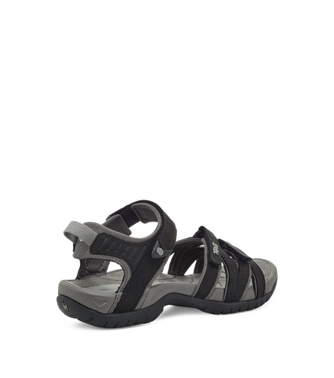 Teva Teva Tirra Leather Sandaal dames blk_black 4177 BLK_Black Teva sandalen 4177 licht grijs bij Leerentveldvrijetijd.nl