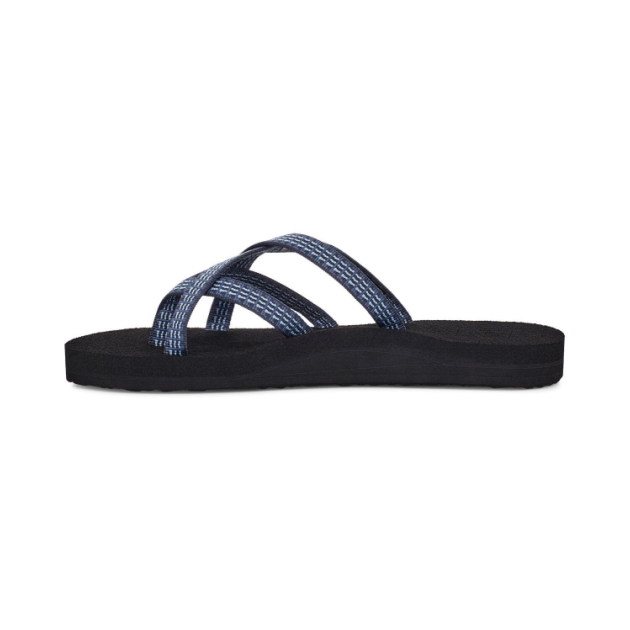 Teva Olowahu dames teenslipper Falls Blue Indigo 6840-FBIN