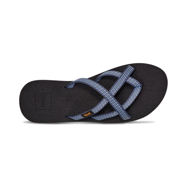 Teva Olowahu dames teenslipper Falls Blue Indigo 6840-FBIN