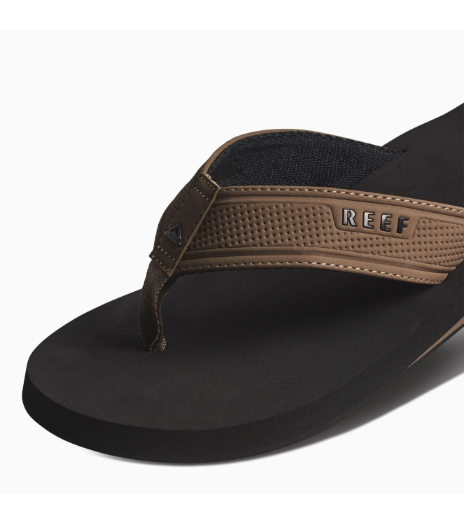 Reef Reef The Layback black/tan CJ4365 black/Tan Reef slippers CJ4365 licht grijs bij Leerentveldvrijetijd.nl