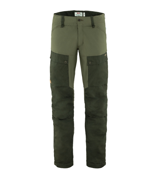 Fjällräven Fjällräven Keb Trousers M Regular 662-625_deep forest-laurel green F87176  662-625_Deep Forest-Laurel Green Fjällräven broeken F87176  donker grijs bij Leerentveldvrijetijd.nl
