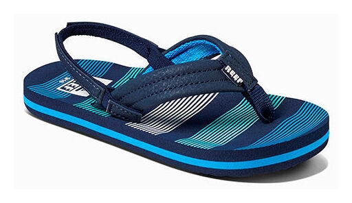 reef Little Kids Ahi teenslipper Deep Sea Stripes CI4155