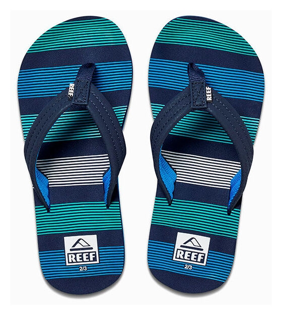 reef Kids Ahi teenslipper Deep Sea Stripes CI4148
