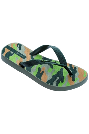 Ipanema Ipanema Classic Kids Slippers Green/Beige Ipanema Ipanema Classic Kids Slippers Green/Beige