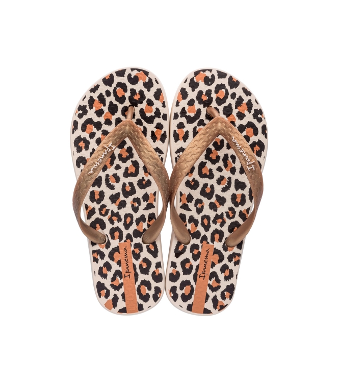 Ipanema Ipanema Classic Kids Slippers beige/gold/brown IP 82883 25011 Beige/Gold/Brown Ipanema slippers IP 82883 25011 jeans bij Leerentveldvrijetijd.nl