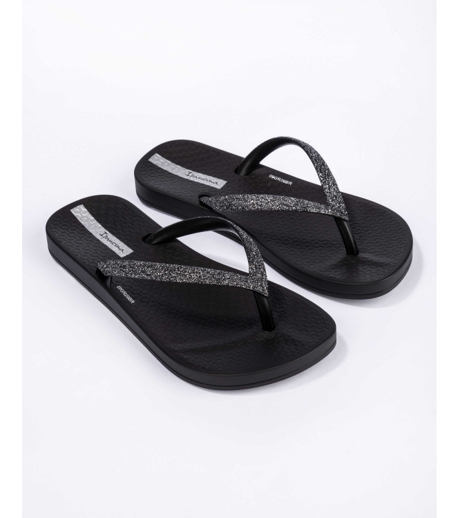 Ipanema Ipanema Anatomic Lolita Kids Slippers black IP 83141 24582 Black Ipanema slippers IP 83141 24582 licht grijs bij Leerentveldvrijetijd.nl