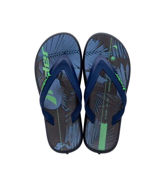 Rider Rider R1 ENergy kids slippers black/yellow RI 11728 26010 Black/Yellow Rider slippers RI 11728 26010 groen bij Leerentveldvrijetijd.nl