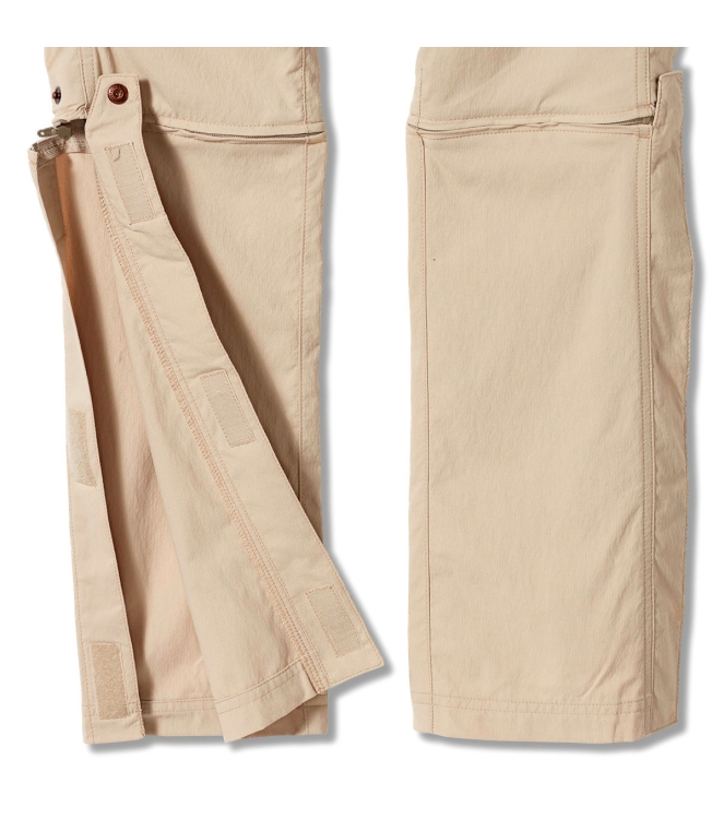 Royal Robbins Royal Robbins Bug Barrier Jammer Zip \'N Go light khaki 324010 132 Light Khaki Royal Robbins broeken 324010 132 bij Leerentveldvrijetijd.nl